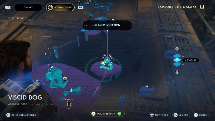 Climb to higher ledges - Jedi Survivor: The Chamber of Connection on Koboh - Puzzles - Star Wars Jedi Survivor guide