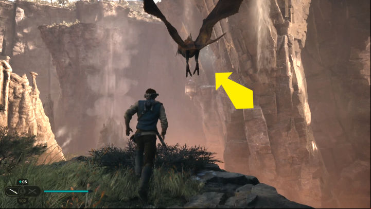 Descend to the meditation point, grab hold of the Relter and using the air current, fly to the platform on the right - Star Wars Jedi Survivor: Research Tanalor - Walkthorugh - Star Wars Jedi Survivor guide