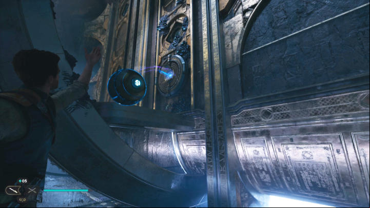 Go back to the amplifier and pull out the orb from it, then place it in the connector, access to which you have just created - Star Wars Jedi Survivor: Research Tanalor - Walkthorugh - Star Wars Jedi Survivor guide
