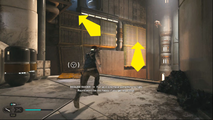 You will eventually reach a door protected by a green force field - Star Wars Jedi Survivor: Research Tanalor - Walkthorugh - Star Wars Jedi Survivor guide