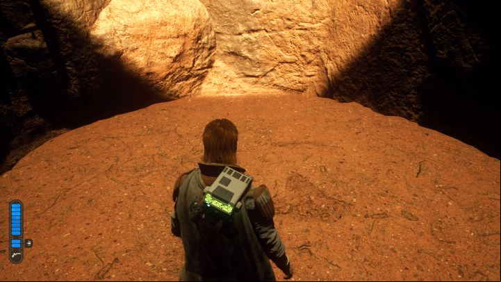 You can now reach the top of Wayfinder's Tomb and place yourself on a round platform - Jedi Survivor: Wayfinders Tomb (Jedha) - puzzles - Puzzles - Star Wars Jedi Survivor guide