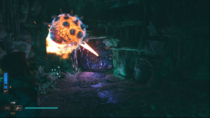 During the exploration, you will learn that living mines can destroy blocked ages - Jedi Survivor: Reaching the Caves of PhonQi on Koboh - Puzzles - Star Wars Jedi Survivor guide