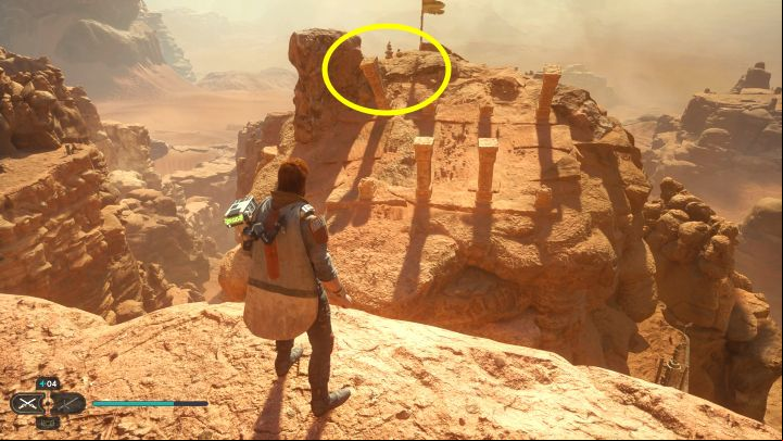 3 - Jedi Survivor: Blustery Mesa on Jedha - list of secrets - Jedha - Star Wars Jedi Survivor guide