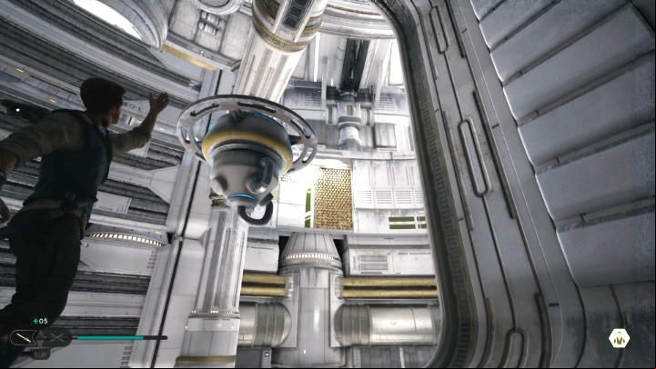Now you will have access to both the room with the balloon and the age to the other part of this location - Star Wars Jedi Survivor: Confront Dagan at the Koboh Observatory - Walkthorugh - Star Wars Jedi Survivor guide