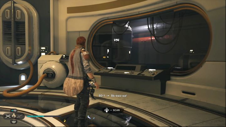 Scan the post next to the meditation point - Jedi Survivor: Republic Research Laboratory on Shattered Moon - list of secrets - Shattered Moon - Star Wars Jedi Survivor guide