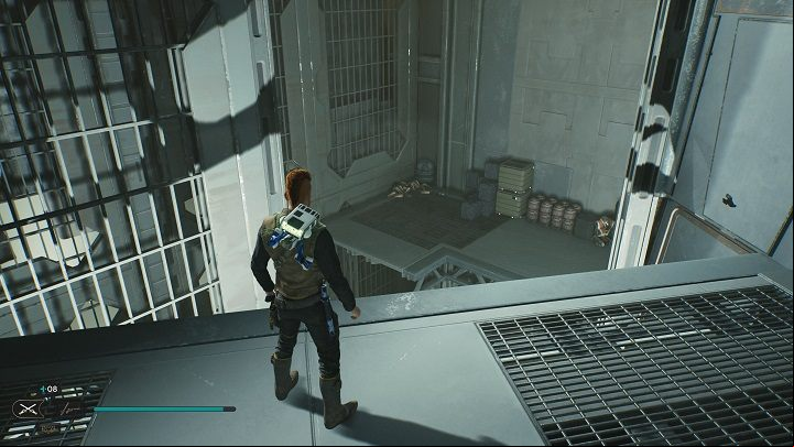Once you've dealt with them, go back to the starting point of the square and look right (from the side from which you came) - Jedi Survivor: Yurt Barracks - list of secrets - Koboh - Star Wars Jedi Survivor guide