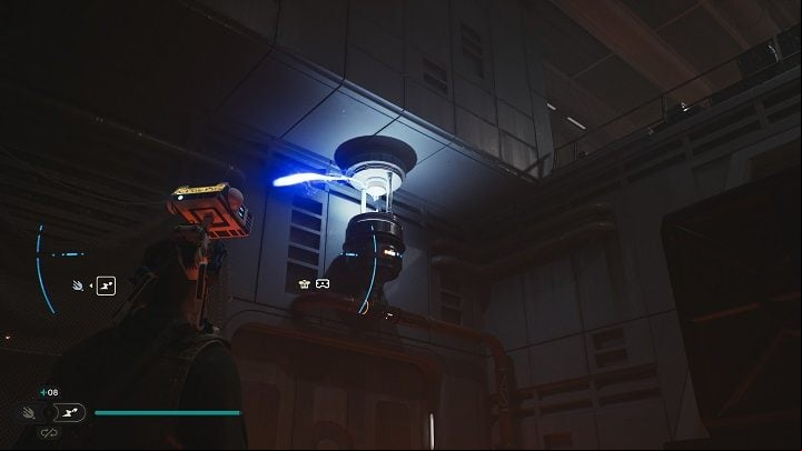Nearby is a fuse, which you will use to open the door underneath - Jedi Survivor: Generator Underbelly - list of secrets - Koboh - Star Wars Jedi Survivor guide