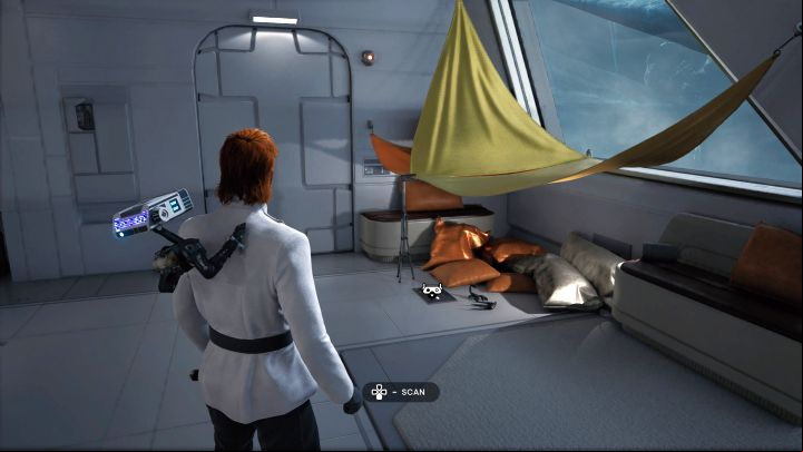 You must reach Bode's quarters while using the officer's disguise - Jedi Survivor: Officers quarters from Nova Garon - list of secrets - Nova Garon - Star Wars Jedi Survivor guide