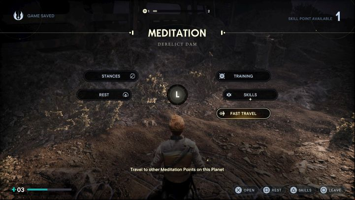 Fast travel is not available from the very beginning of the game, as the campaign of Jedi Survivor starts on Coruscant and this is a moment when fast travel is not yet available - Star Wars Jedi Survivor: Is there Fast Travel? - Explore - Star Wars Jedi Survivor guide