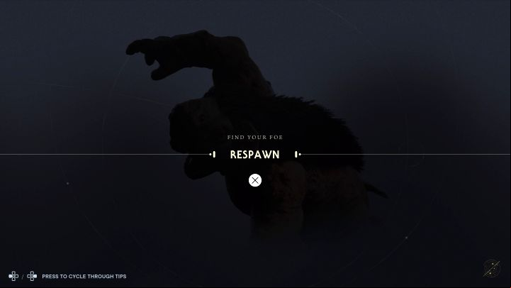 After watching the death animation, you must confirm the respawn - your character will be reborn at the nearest meditation point - Star Wars Jedi Survivor: What are the consequences of Cals death? - Fight - Star Wars Jedi Survivor guide