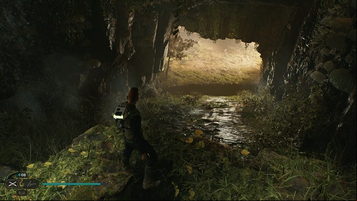 Return to Databank #3 location and this time head forward - Jedi Survivor: Basalt Rift - list of secrets - Koboh - Star Wars Jedi Survivor guide
