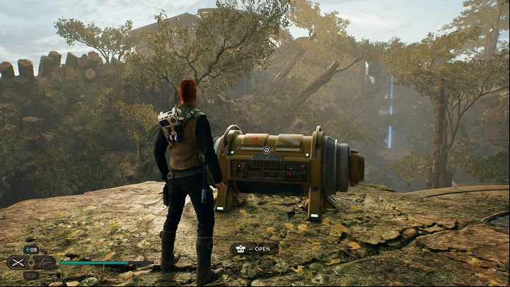 From the datadisc location, start going forward and turn right at the junction - Jedi Survivor: Basalt Rift - list of secrets - Koboh - Star Wars Jedi Survivor guide