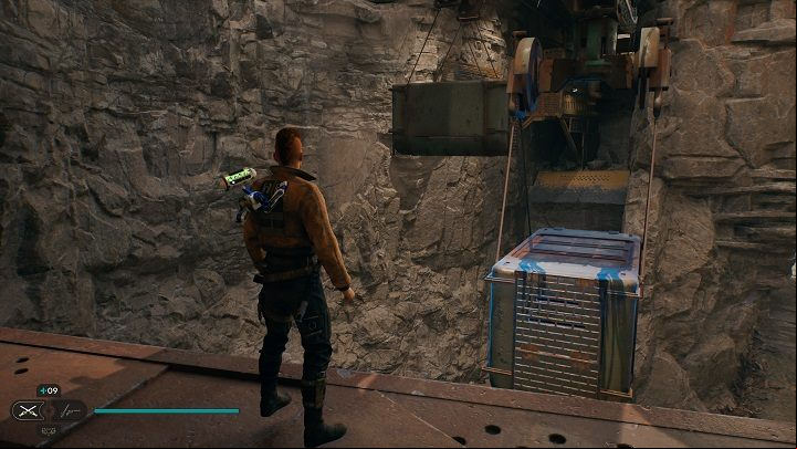 After climbing for some time, you will reach a place to wall run - Jedi Survivor: Bygone Settlement - list of secrets - Koboh - Star Wars Jedi Survivor guide