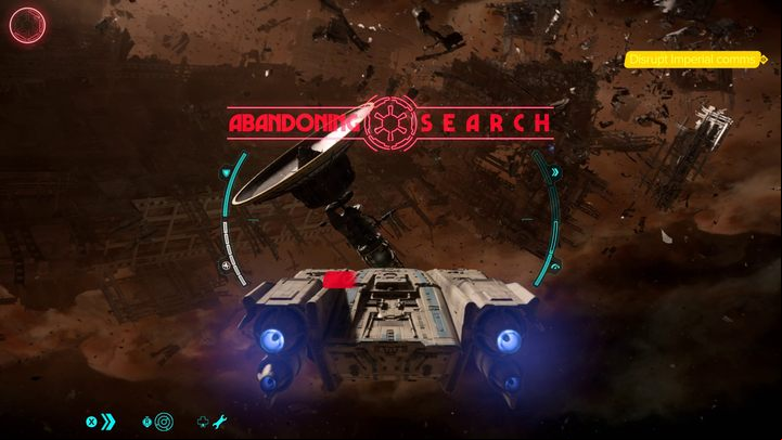 After defeating the enemies, approach the Empire's antenna and hold the appropriate button - Star Wars Outlaws: False Flag - walkthrough - Toshara - Star Wars Outlaws Guide