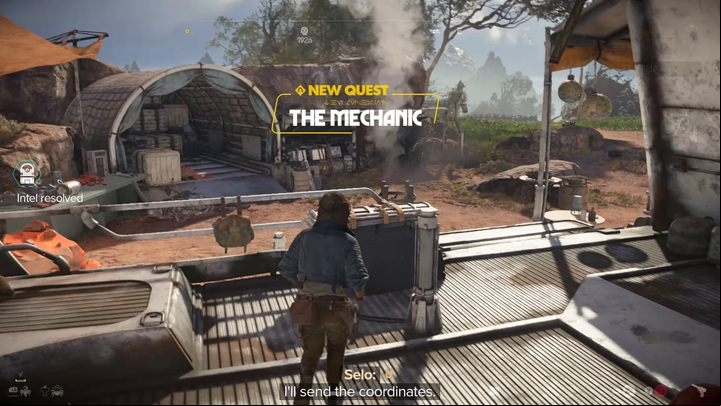 Talk to Selo - Star Wars Outlaws: The Mechanic - walkthrough - Toshara - Star Wars Outlaws Guide