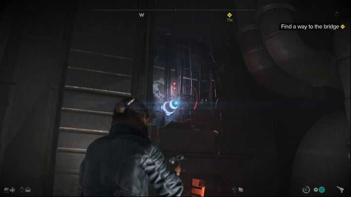 Follow the quest marker to the bridge - Star Wars Outlaws: The Wreck - walkthrough - Toshara - Star Wars Outlaws Guide