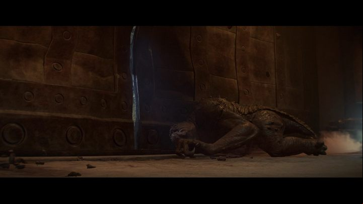 After the third hit, the rancor will lose consciousness - Star Wars Outlaws: How to defeat the rancor? - Quests and data - Star Wars Outlaws Guide