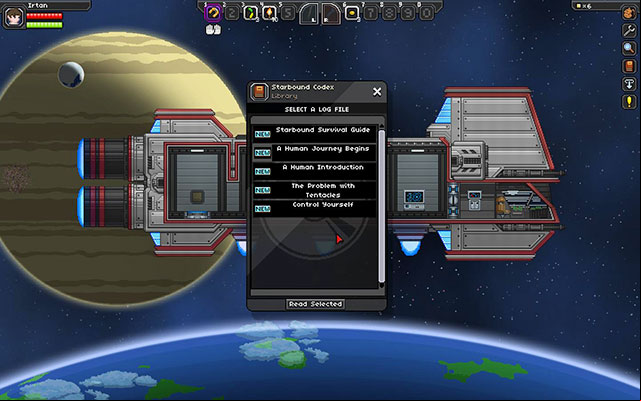 The repository of knowledge - The Codex - The guide of the Novice - Starbound - Beta - Game Guide and Walkthrough
