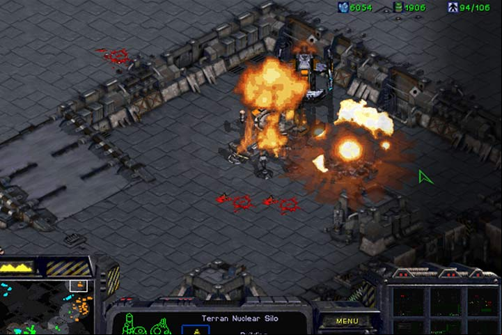 Nuclear Missiles can turn the tide of battle to your advantage. Use Ghosts to operate behind the enemy frontline and destroy the airport in the north. - Mission 8 - The Big Push | Terrans | Campaign Walkthrough - Terrans - StarCraft: Remastered Game Guide