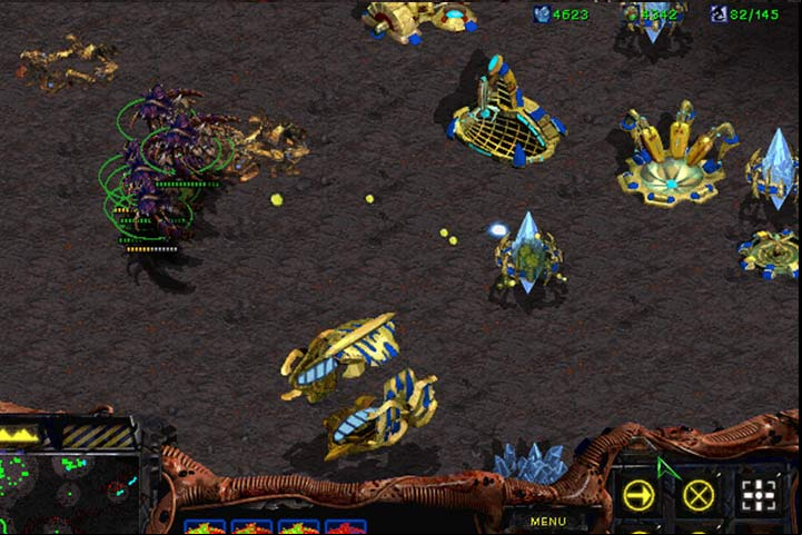 A group of Guardian bombers can easily deal with lesser groups of hostiles and fortifications, but they are completely defenseless against enemy fighters. Keep a Mutalisk squad in reserve. - Mission 6 - The Dark Templar | Zerg | Campaign Walkthrough - Zerg - StarCraft: Remastered Game Guide