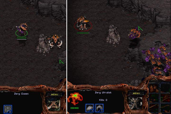 Queen (the Spawn Broodlings ability) or a group of Zerglings can deal with the most powerful zerg unit, which is an Ultralisk. - Mission 7 - The Culling | Zerg | Campaign Walkthrough - Zerg - StarCraft: Remastered Game Guide