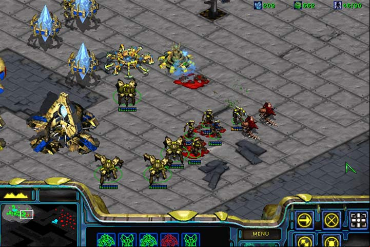 The Zerg will regularly attack the right flank of your base. Focus on expanding the turret grid and use your assault groups to them if the situation calls for it. - Mission 4 - The Hunt for Tassadar | Protoss | Campaign Walkthrough - Protoss - StarCraft: Remastered Game Guide