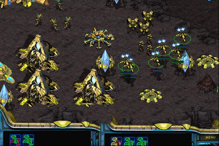 Try expanding the base on a hill and keeping most of the buildings in this place. Most of the turrets and armies should be located in the eastern part. - Mission 5 - Choosing Sides | Protoss | Campaign Walkthrough - Protoss - StarCraft: Remastered Game Guide
