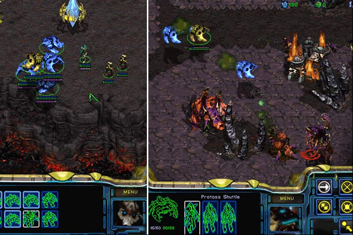 At the very beginning of the mission, you can choose to transport Tassadar along with Zelots. Create the illusions of the carrier and make sure it is always in the middle of the formation. This way you can get inside the Zerg base and drop your unit right next to the marker. - Mission 5 - Choosing Sides | Protoss | Campaign Walkthrough - Protoss - StarCraft: Remastered Game Guide