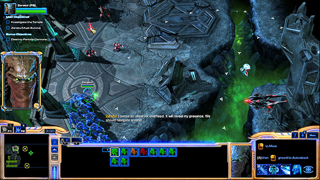 Move forward - Mission 3 - Evil Awoken - Campaign - Whispers of Oblivion - StarCraft II: Legacy of the Void - Game Guide and Walkthrough
