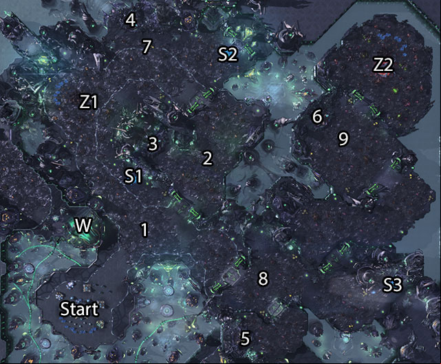 Location: Shakuras - Mission 4 - Amons Reach - Campaign - Legacy of the Void - StarCraft II: Legacy of the Void - Game Guide and Walkthrough