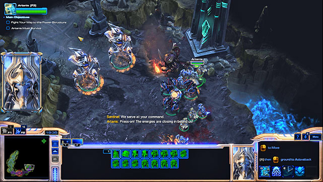 Walk ahead - Mission 17 - Templars Return - Campaign - Legacy of the Void - StarCraft II: Legacy of the Void - Game Guide and Walkthrough