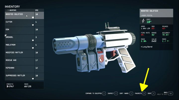 1 - Starfield: How to quickly change weapons? - Equipment - Starfield Guide