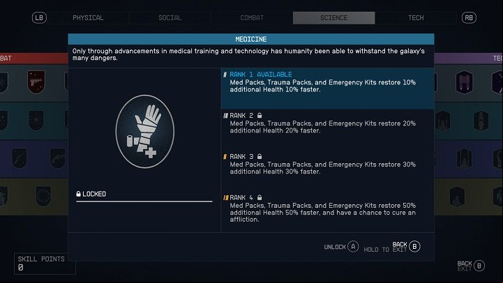 2 - Starfield: Which skills to choose at the beginning of the game? - Character development and team - Starfield Guide
