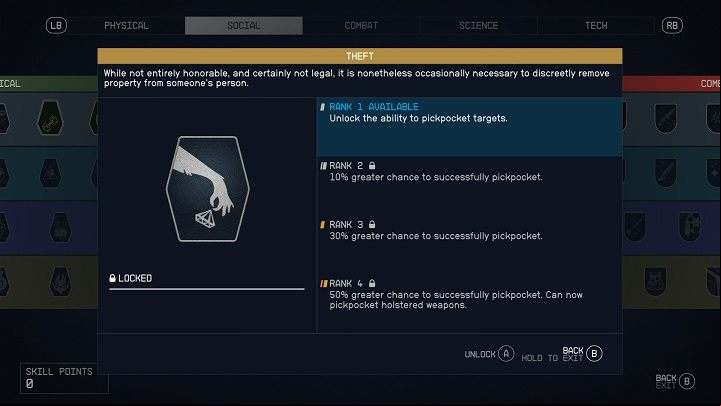 4 - Starfield: Which skills to choose at the beginning of the game? - Character development and team - Starfield Guide