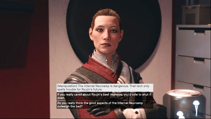 Before the vote, you need to talk to 6 different board - Starfield: Executive Level - walkthrough - Faction - Ryujin Industries - Starfield Guide
