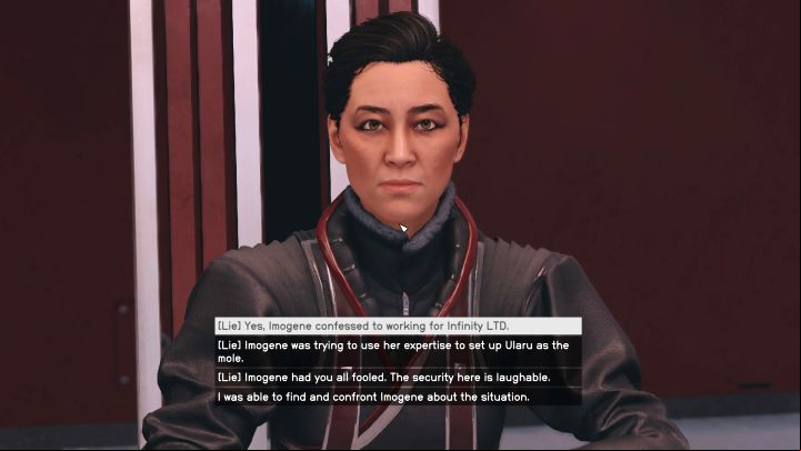 There is a possbility that Ularu Chen had died in the previous quest - Starfield: Sabotage - walkthrough - Faction - Ryujin Industries - Starfield Guide