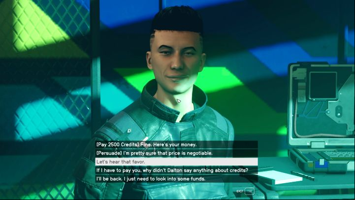 It is easy to get lost in Neon, but the blue marker will lead you straight to Madame Sauvage's Place, which is your current destination - Starfield: Background Checks - walkthrough - Faction - Ryujin Industries - Starfield Guide