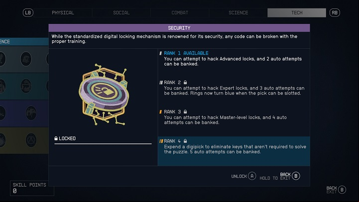 4 - Starfield: Best skills - Basics - Starfield Guide