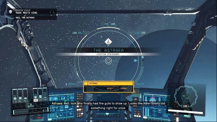 You must make with the Astraea ship - Starfield: How to the Crimson Fleet? - Quests and campaign - Starfield Guide