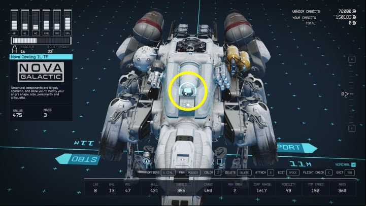 3 - Starfield: How to hide contraband on a spaceship from the scanner? - Ship - Starfield Guide
