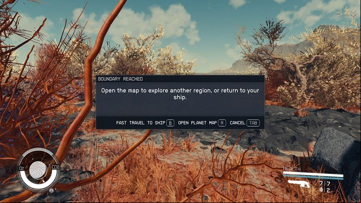 In Starfield, as in other Bethesda games, maps have boundaries - Starfield: Are there map boundaries? - Exploration - Starfield Guide