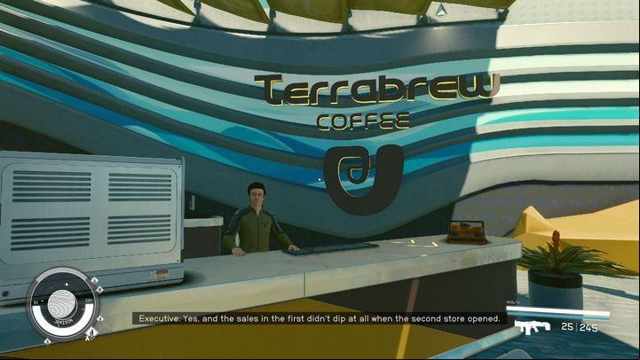 This is the spot for the best cafe in town - Starfield: Merchants and shops - New Atlantis - Stores and services - Starfield Guide