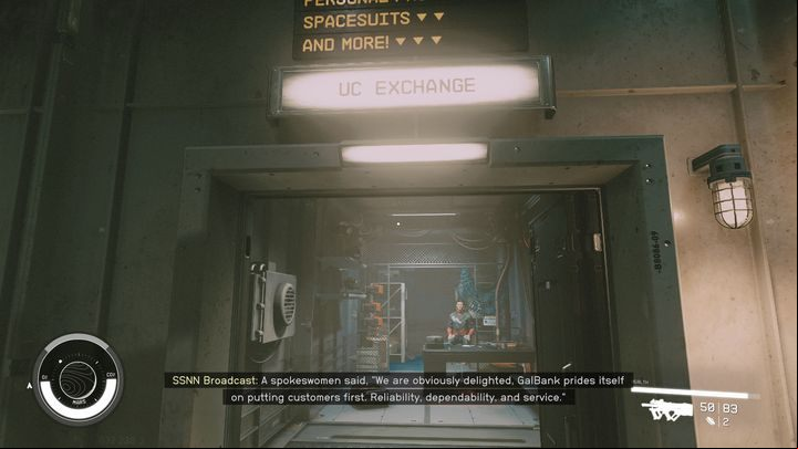 Same as the Trade Authority, UC Exchange on Cydonia sells practically everything - Starfield: Merchants and shops - Cydonia - Stores and services - Starfield Guide