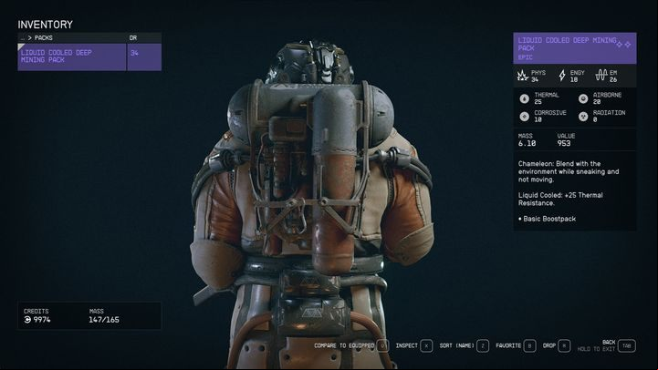 It should be mentioned now that camouflage is not a skill that you obtain through the skill tree - Starfield: How to unlock camouflage? - Equipment - Starfield Guide