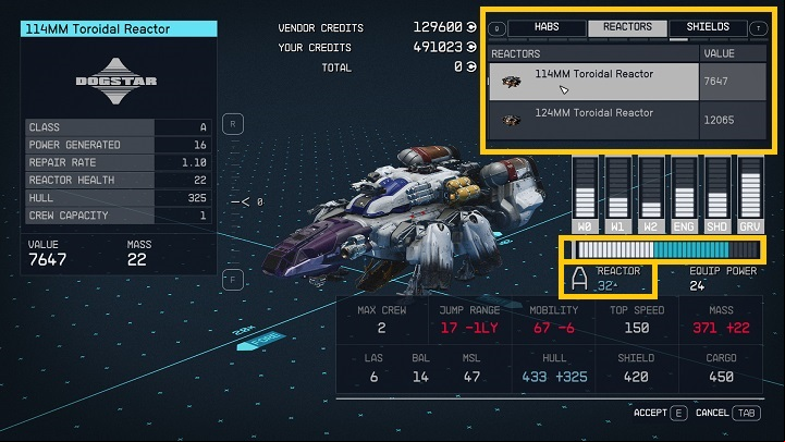 Additionally, you can buy upgrades that increase the power of the individual systems - Starfield: How to redirect power to the different systems of the ship? - Ship - Starfield Guide
