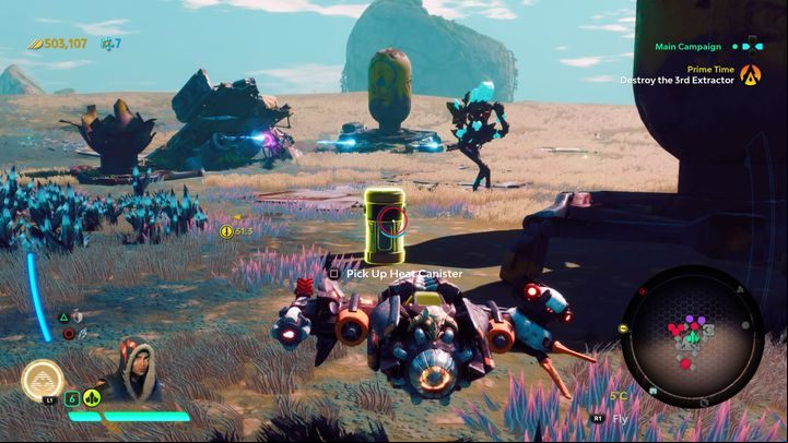 Once the encounter is over, head to the chest and pick Heat Armor I from it - Ruins on Sonatus planet in Starlink Battle for Atlas - Sonatus - Starlink Battle for Atlas Guide