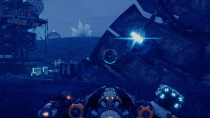 Once the encounter is over, you will be able to open a chest with Antigrav Booster I hidden inside - Ruins on Sonatus planet in Starlink Battle for Atlas - Sonatus - Starlink Battle for Atlas Guide