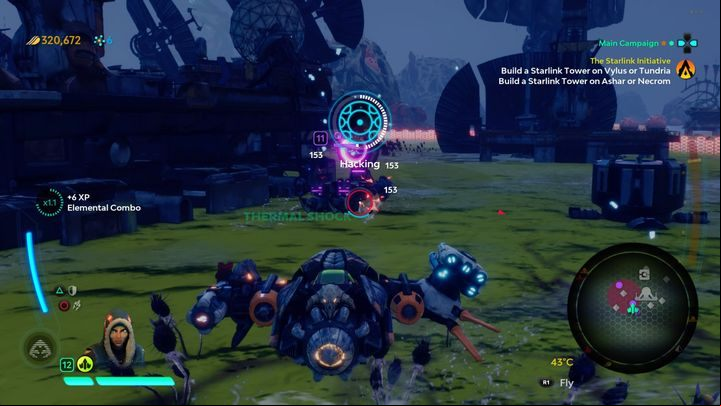 At the Chromate Sensors you need to carry out a hacking process - Ruins on Vylus planet in Starlink Battle for Atlas - Vylus - Starlink Battle for Atlas Guide