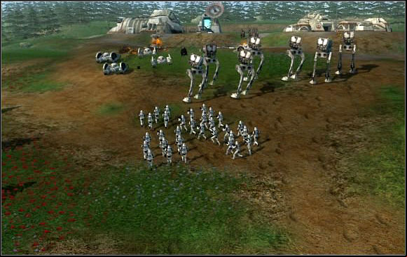 Rebel base is open, once you destroy field generator. - Mission 1: Thyffera - prelude - Empire campaign - Star Wars: Empire at War - Game Guide and Walkthrough