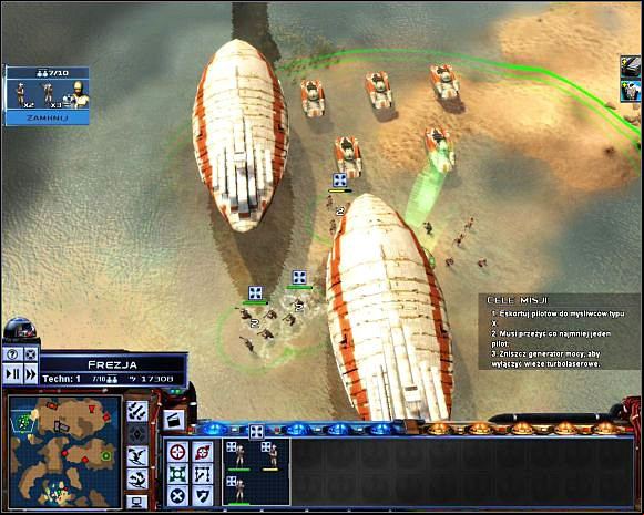 Once you capture second point, you will outnumber enemy. - Mission 2: Theft of the X-wing - Rebel campaign - Star Wars: Empire at War - Game Guide and Walkthrough